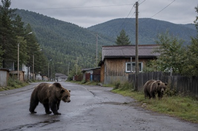 В хакасском городе ввели особый режим из-за нашествия медведей